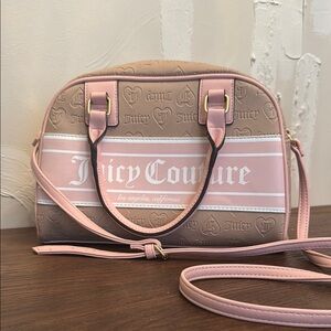 Juicy Couture Pink and Tan Women's Bag